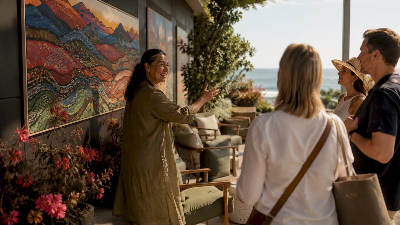 Types of indigenous art featured in hotels: a traveller's guide